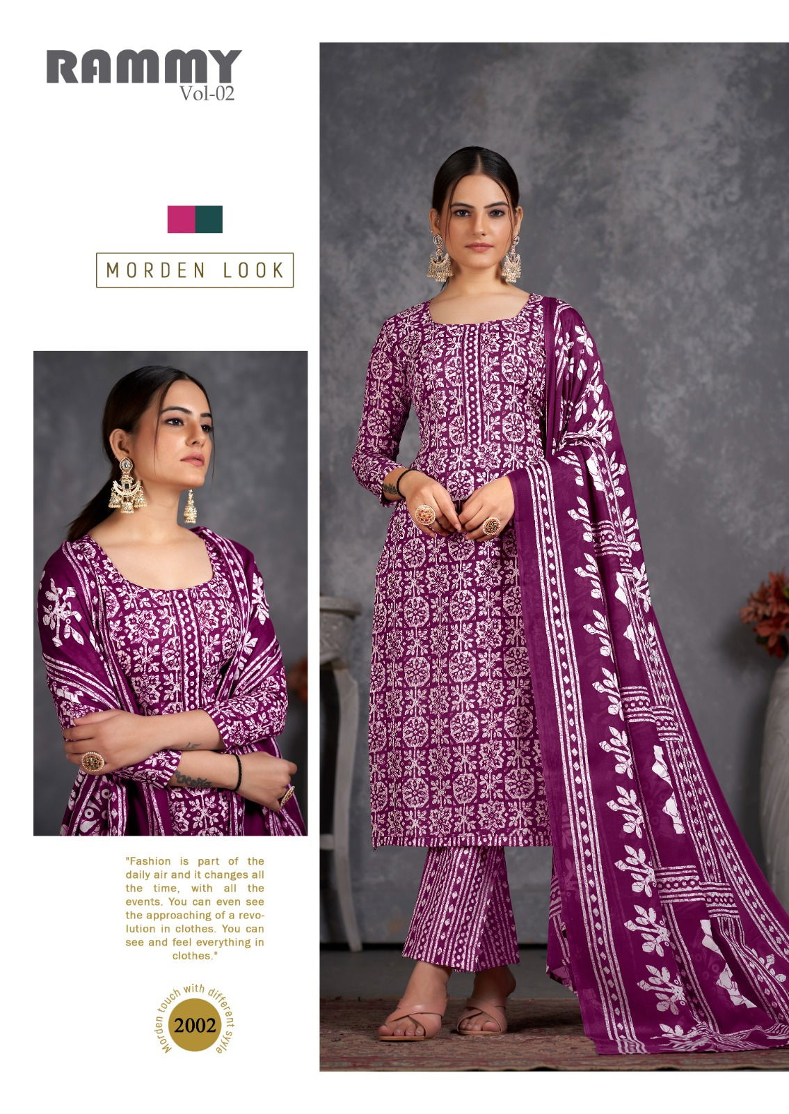 Rammy Vol 2 By Skt Printed Cotton Dress Material Catalog